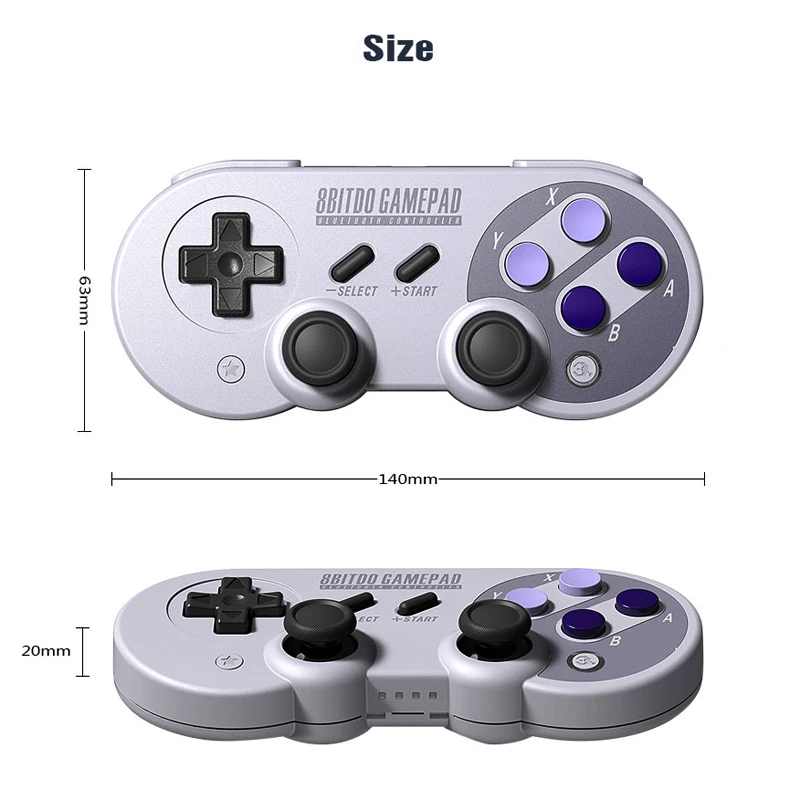 8 битдо SF30 Pro/SN30 Pro Bluetooth геймпад беспроводной игровой контроллер с джойстиком для