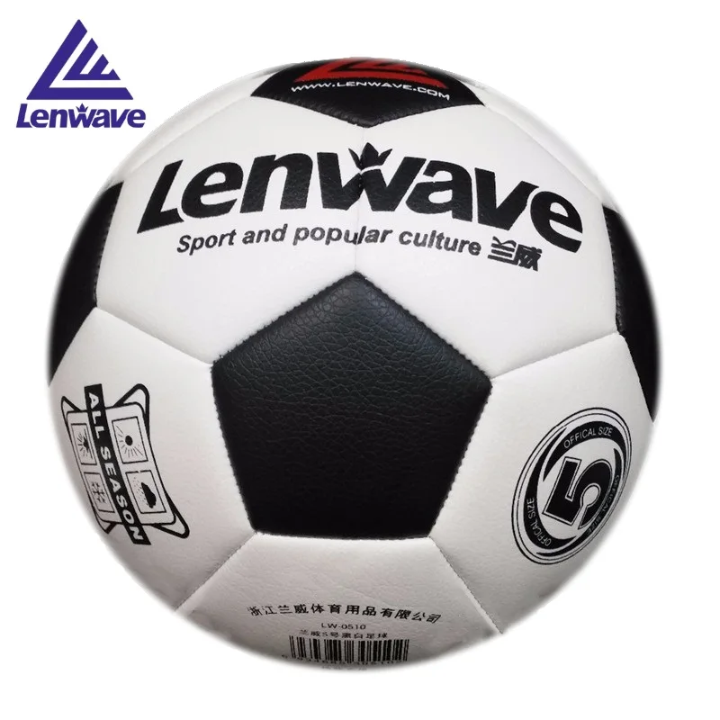 Official Size 5 Black White Football Balls Training Soccer Ball Students Teaching Popular Voetbal Bola De Futbol | Спорт и
