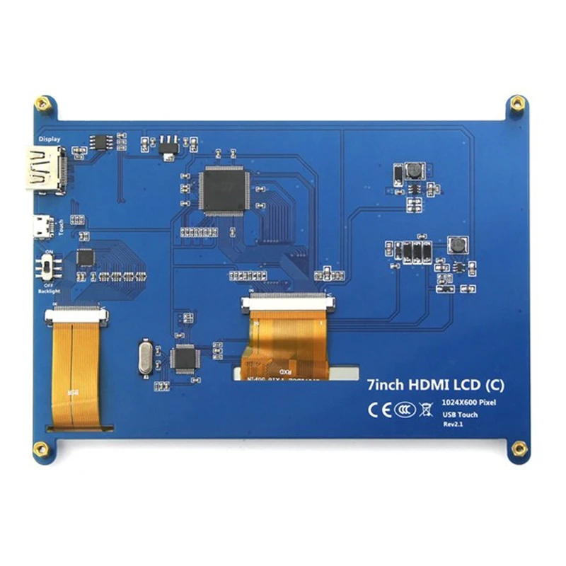 7 дюймовый сенсорный экран Raspberry pi 1024*600 емкостный ЖК HDMI интерфейс поддерживает