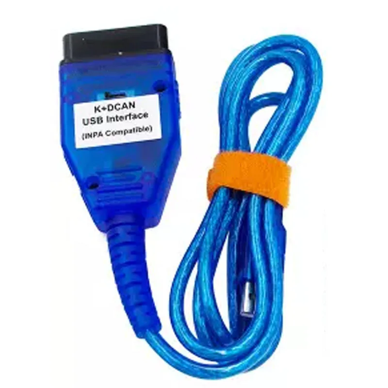 Белый/синий для INPA K + CAN с чипом FT232RL переключателем DCAN USB интерфейсный кабель KCAN