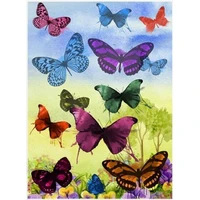 5d diy diamond painting full square bright butterfly diamond mosaic embroidery sale rhinestone picture home decor gift wg1149