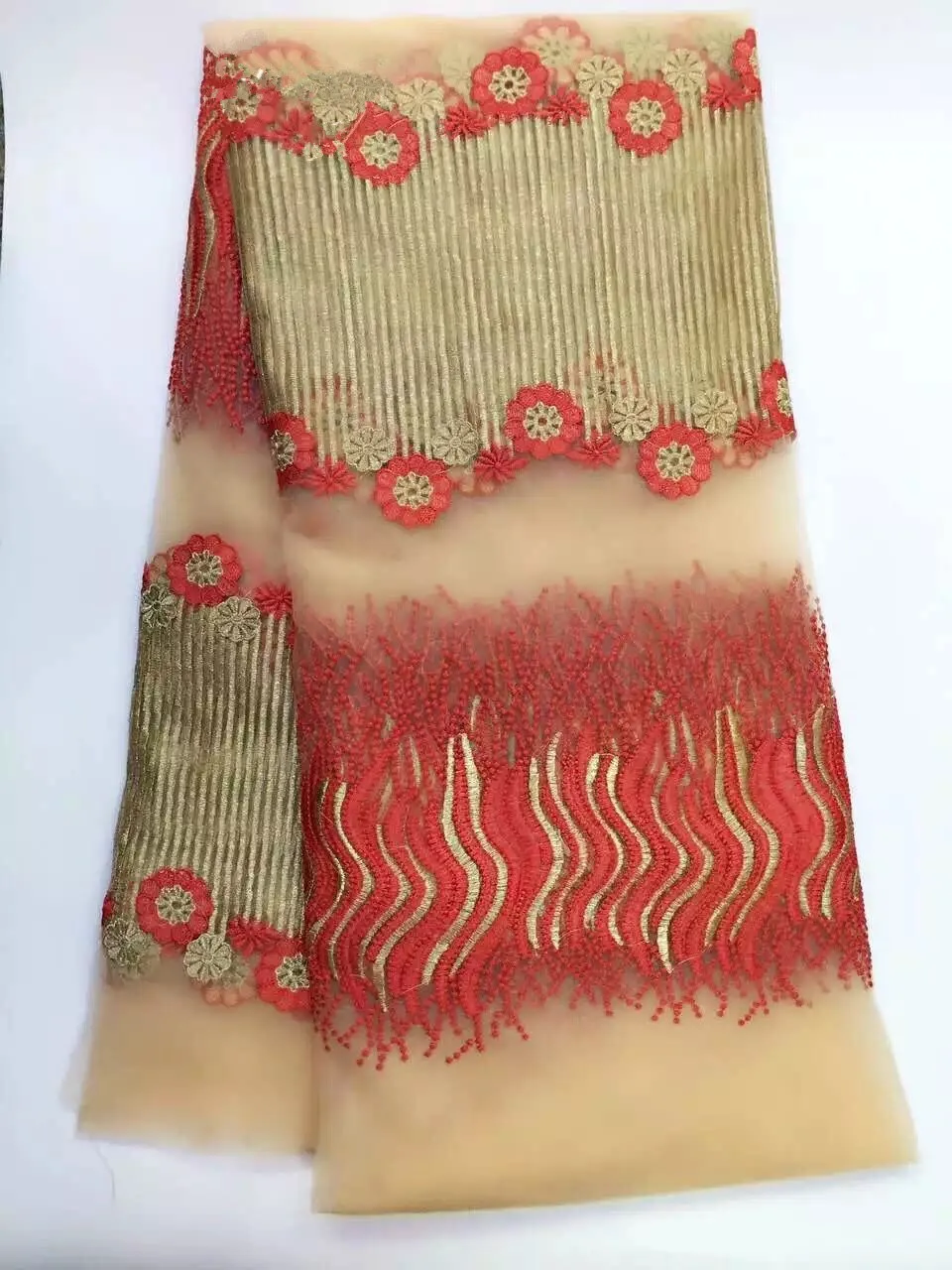 Бесплатная доставка! Дизайн вышивки полиэстер кружева высокого качества