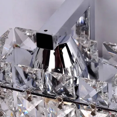 

Double Crystal Wall Lamp Modern Bedroom Berth Lamp New Sitting Room Crystal Wall Lamp Corridor Corridor Lamp