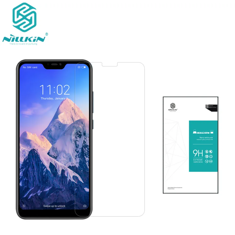 Оригинальное закаленное стекло NILLKIN с плоским краем для Xiaomi Redmi 6 Pro Amazing 9H 0,33 мм Защитная пленка для экрана для Redmi 6 Pro