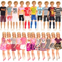 fashion dolls clothes 34 itemsset10 ken clothes 4 ken shoes doll accessories 10 shoes 10 clothes for barbie clothes kids toys