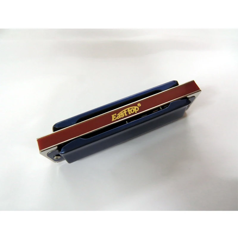 EASTTOP T008K ключ Eb Новый Голубой цвет губные гармоники латунь reedplates Фосфорная бронза