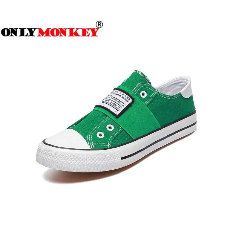 ONLYMONKEY Мода Скольжения на Вулканизируют Обувь Весной и Осенью Мужчины