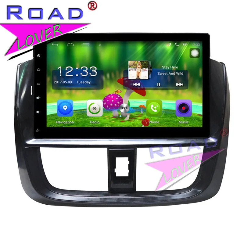 TOPNAVI Android 6.0 2G+32GB 10.1" Car PC Head Unit Player For Toyota Yaris/Vios 2017 Stereo GPS Navigation Auto Radio NO DVD MP3 |