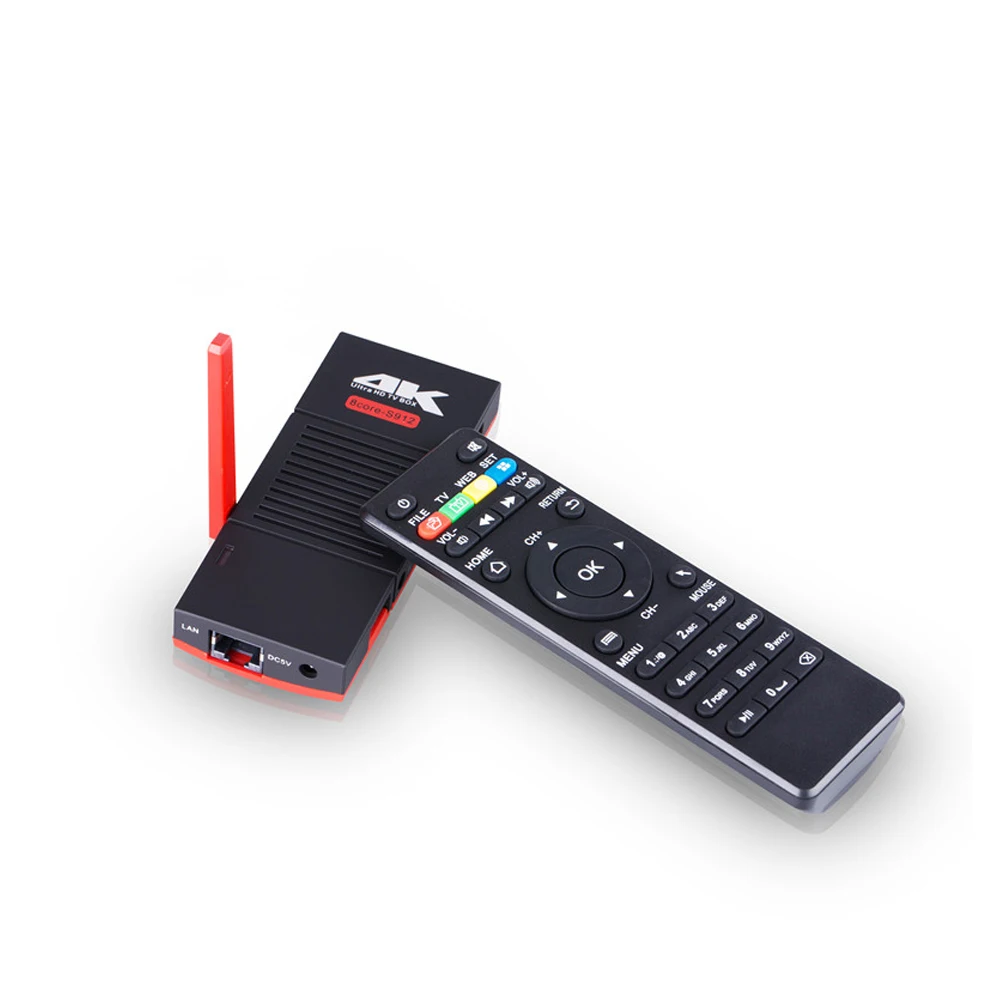 Amlogic S912 Android 7 1 ТВ stick 4 К 2 ГБ оперативной памяти 8/16/32 Octa Core Wi Fi android Mini PC CSA95 коробка|tv