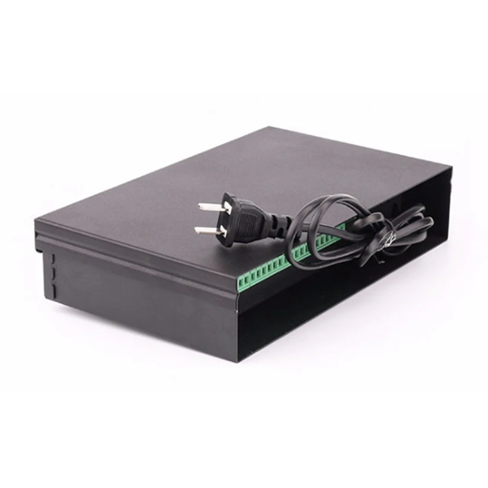 T8000 SD карта RGB светодиодный контроллер пикселей для WS2801 WS2811 LPD8806 Светодиодная лента Макс. 8192 пикселей AC110-240V