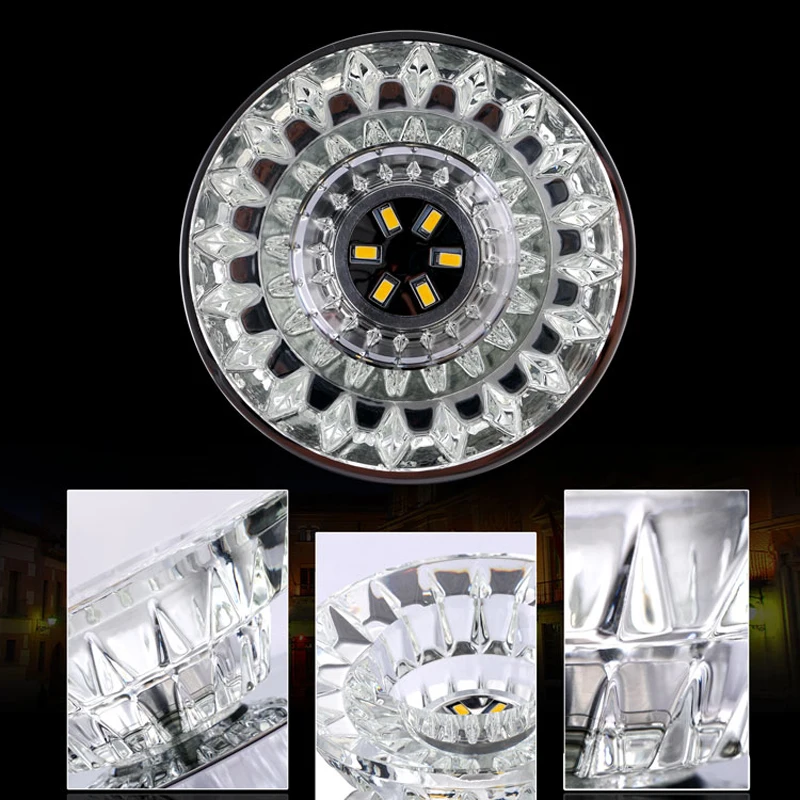Simple modern led small crystal lamp aisle corridor living room lighting downlight wall washer Ceiling fixture lamps | Освещение