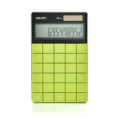 LCD Display Digits 12 Digit Ultra slim Transparent Solar Calculator for Student School Office tudents Children Gift | Компьютеры и