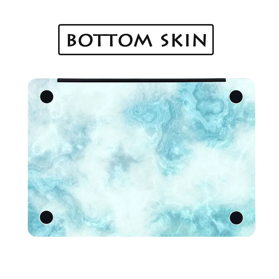 Синий мрамор зерна ноутбук кожи наклейка для Macbook стикеры Pro Air Retina 11 12 13 15 дюймов Mac