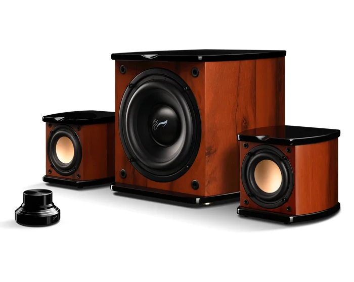 Hivi M20W 2 1 канала питание Динамик sSubwoofer в одну сторону active 6 дюймов саббуфер BG6N