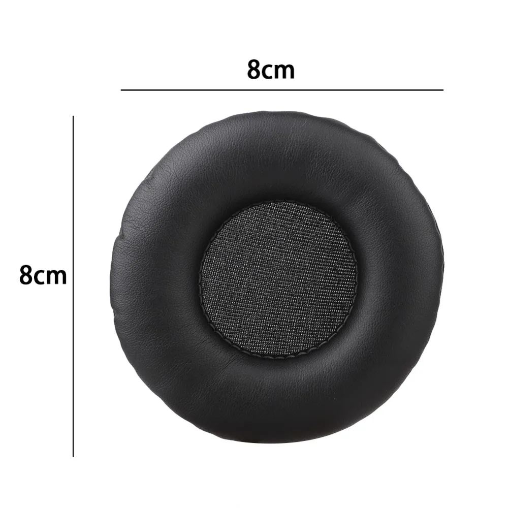 80 мм Мягкие амбушюры общие Запасные подушечки для sony MDR V55 V500 7502 и аудиотехника ATH