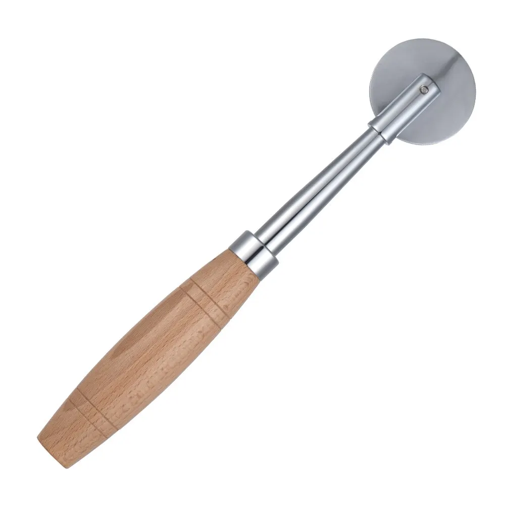 Professional Piano String Stretcher Stretching Tool Steel Rolling Wheel Wood Handle Tuning |