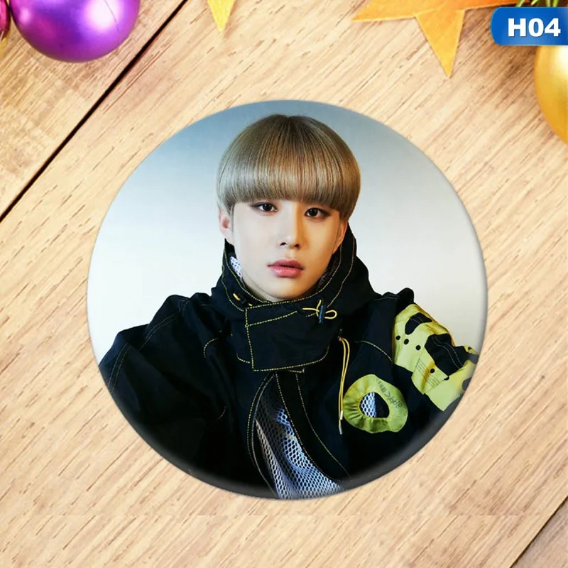 Корейский KPOP NCT NCT127 мы суперчеловек альбом брошь, значок на булавке аксессуары для одежды шляпа украшение для рюкзака - Окраска металла: H04