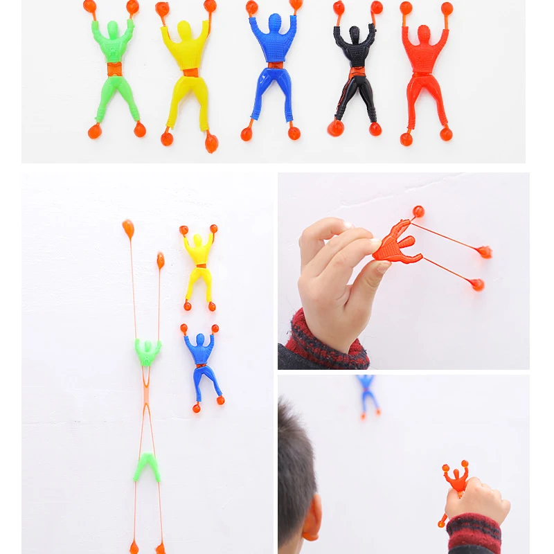 5 шт./лот слайм красочные забавные детские игрушки альпинизм стеклянные стены