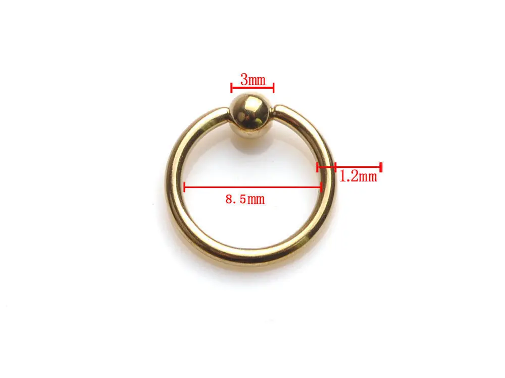 1Pc Stainless Steel Rings Eyebrow Tragus Nose Nipple Ring Bar CBR Lips Piercings tragus ring Body Jewelry | Украшения и