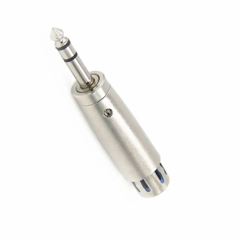 5 шт./лот никелированный 3Pin XLR гнездовой разъем до 6 35 мм штекер стерео микрофон