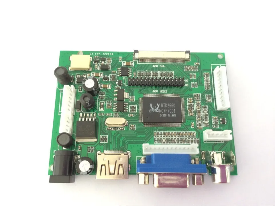 ЖК дисплей TTL LVDS плата привода HDMI VGA 2AV 50PIN для AT070TN90 92 94 автоматически VS TY2662 V1