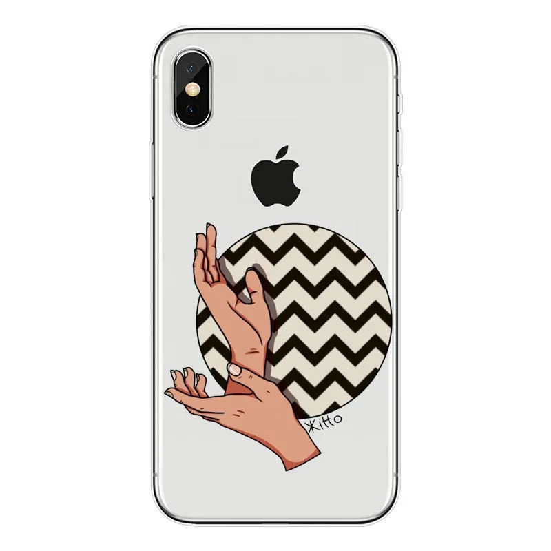 Силиконовый прозрачный чехол для телефона Iphone 6X8 7 5 Plus 10 XR Max Funda Coque Twin Peaks Fire Walk With Me