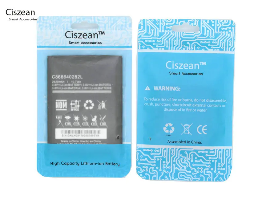 Ciszean C866640282L 2820 мАч умная фотография для BLU Life One XL X030Q Бесплатная доставка |