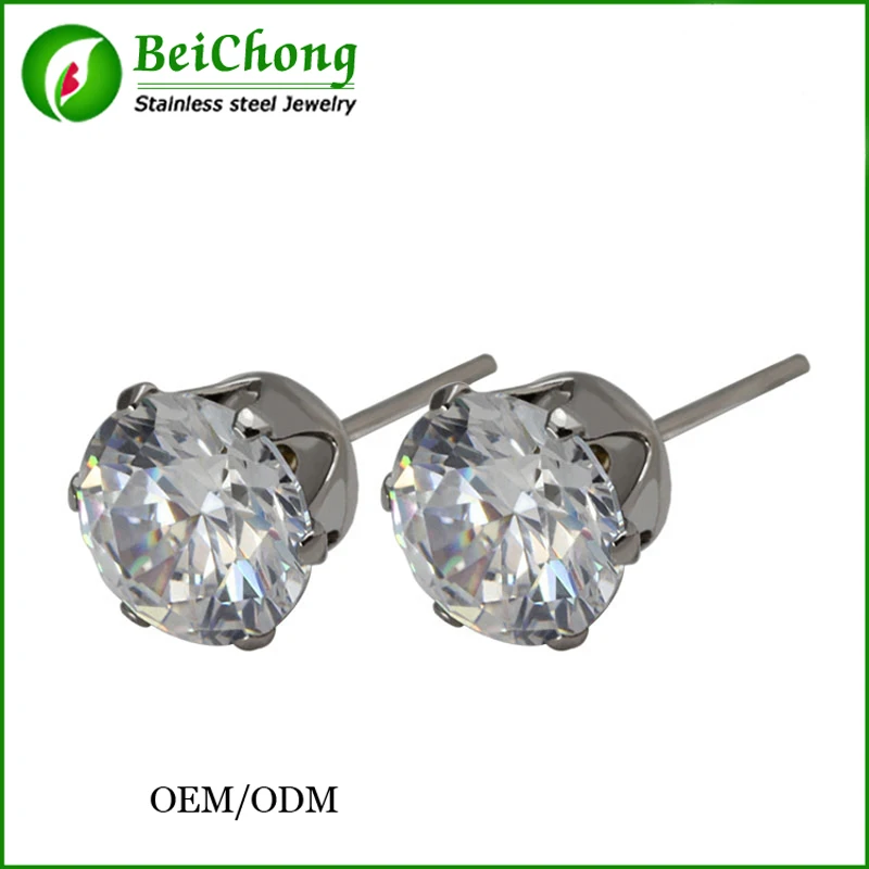 AAA+ Simple New Design Rhinestone Crystal Stud Earrings Piercing Ear Studs for Women Wedding Party Gift Free Shipping | Украшения и