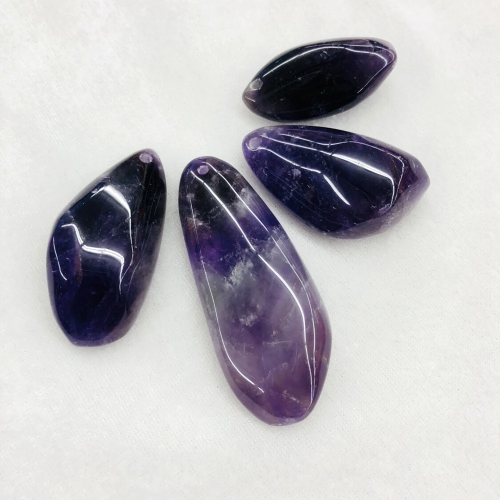 

Wholesale Mixed 10pcs Charming Amethyst Purple Quartz Pendant,For Gem Stone Jewelry Necklace,Approx 40-60mm