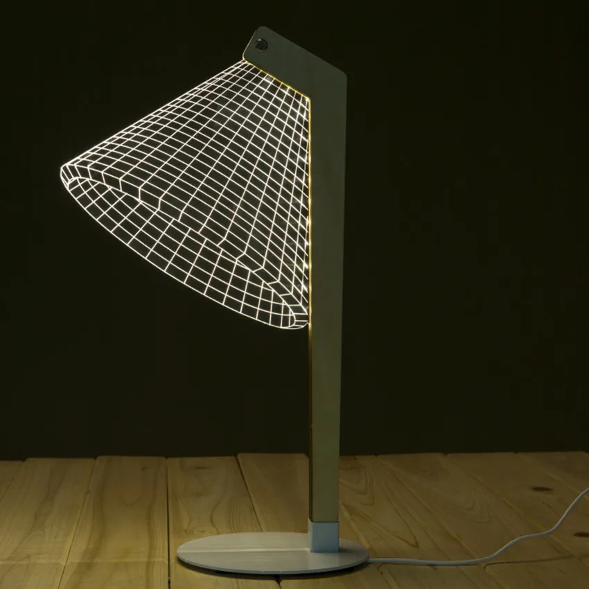 Новинка, новинка, светильник, 3D Дерево, настольная лампа, светодиодный, для чтения, светящаяся лампа, абажуры, 3D оптическая иллюзия, Ночной светильник, украшение дома
