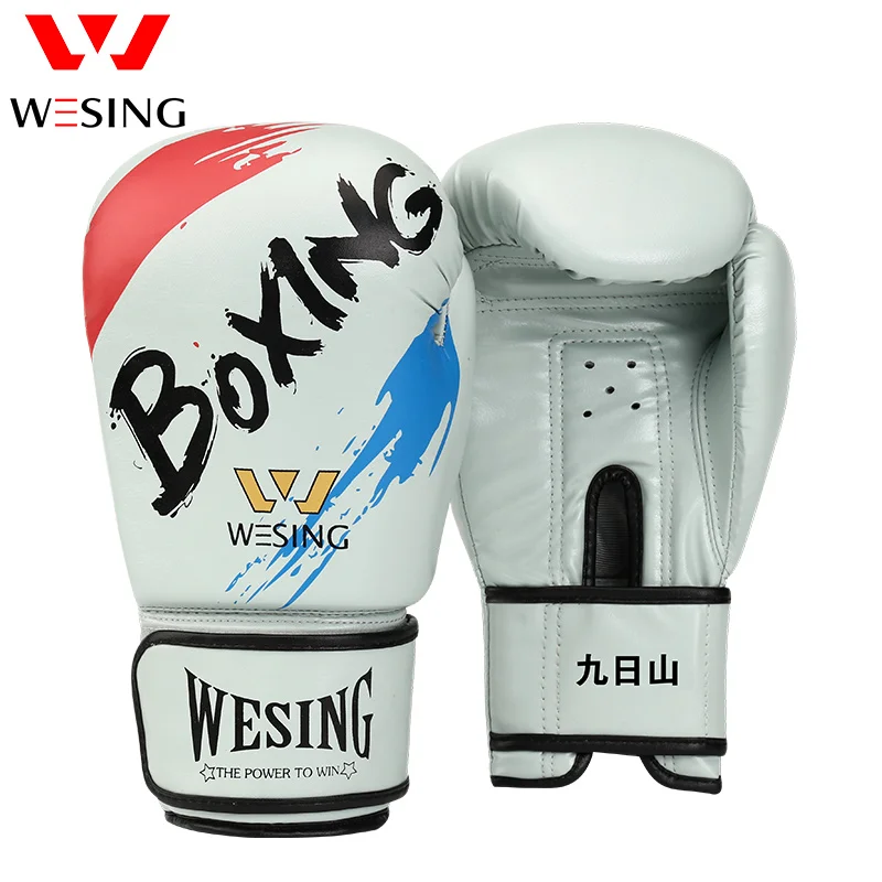 Wesing Sports боксёрские перчатки для спарринга Muay thai боевые искусства боксерские