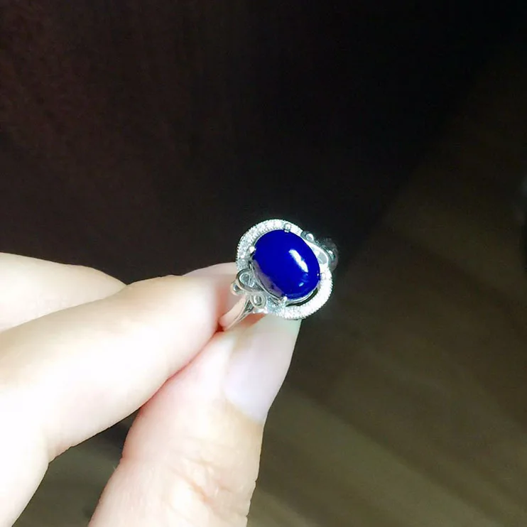 

KJJEAXCMY fine jewelry 925 sterling silver inlaid with natural turquoise gold stone women's style ring p