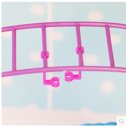 Бесплатная доставка горка для парка развлечений куклы аксессуары Барби игровой