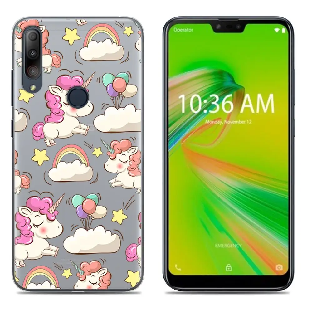 4 Мягкий чехол для телефона для Asus Zenfone Max Shot(ZB634KL), 6,26 дюймов, цветной, окрашенный, ТПУ, силиконовый чехол, милый дизайн, прозрачный чехол - Цвет: 4