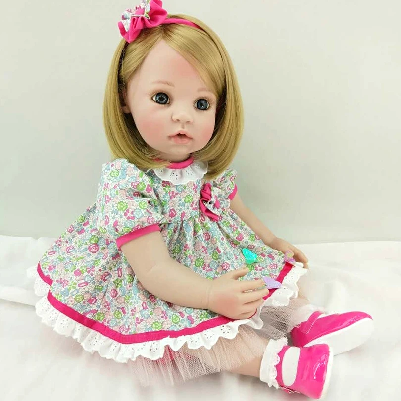 Reborn Baby Doll 60 см мягкие реалистичные модные детские подарок на день рождения с