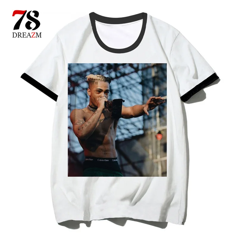 1514 Xxxtentacion, футболка, рэппер, футболка,, топ, рэп, мужские футболки, забавные, хип-хоп, круглый ворот, негабаритная, уличная одежда для мужчин/женщин - Цвет: 1514