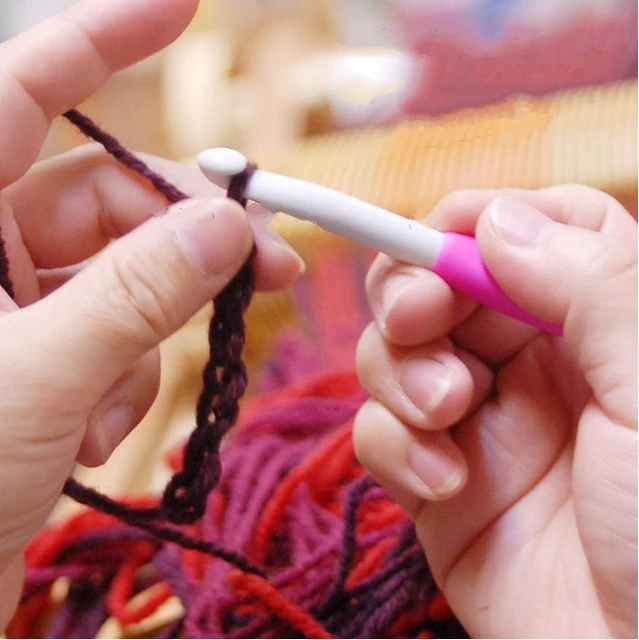 Фото Японский Клевер Amure новый цвет грубая шерсть вязание крючком|Швейные инструменты