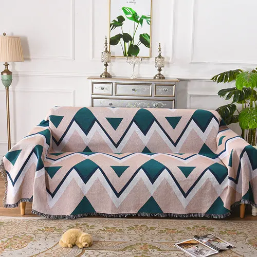 1 Шотландский Стиль диван крышка спандекс Геометрия pattern1/2/3/4 местный диван Чехол стул Гостиная протектор мебели - Цвет: 1