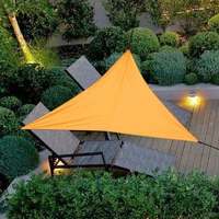 3456m heavy shade sail sun canopy cover outdoor trilateral garden yard awnings waterproof car sunshade cloth summer