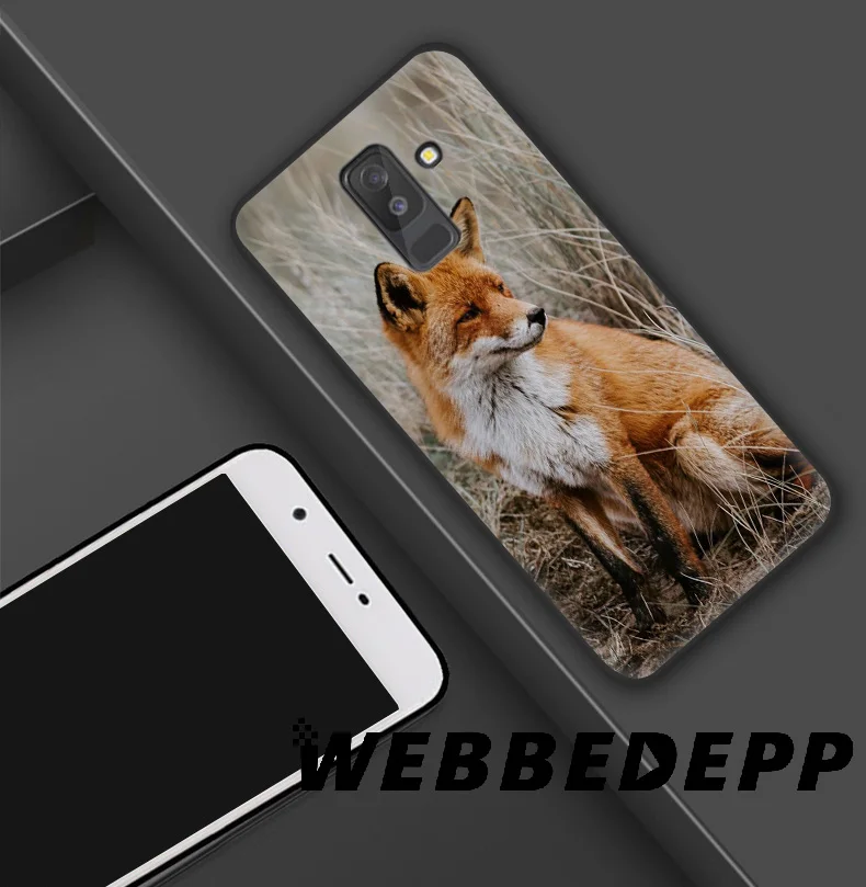 WEBBEDEPP лиса Милый Мягкий силиконовый чехол для Samsung Galaxy A9 A8 A7 A6 Plus 2018 A5 A3 2017 2016 Note 9 8 |