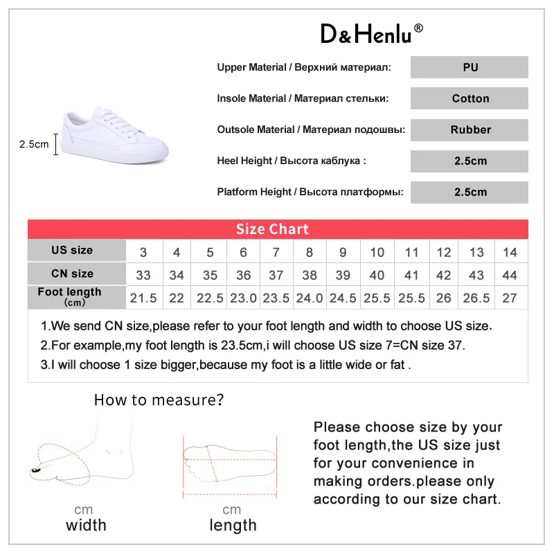 

{D&Henlu}White Causal Shoes For Woman Leather White Sneakers Woman Canvas Shoes For Women Sneakers Vulcanize Shoes Flats Sneaker