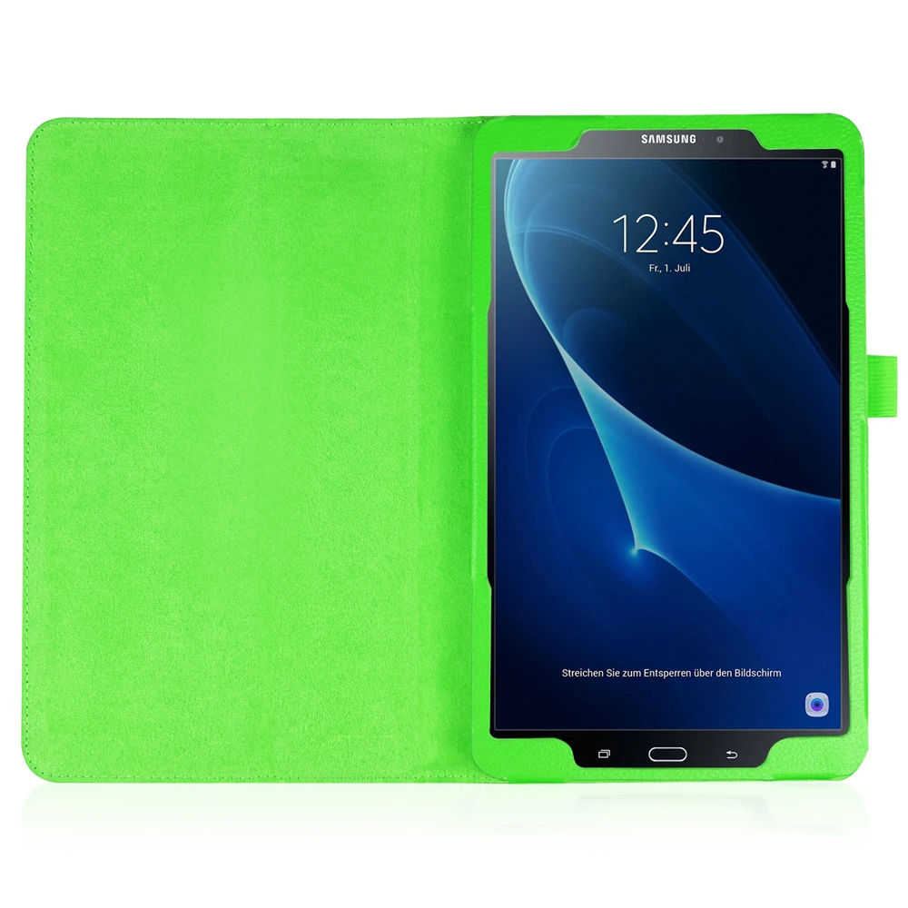 Для Samsung Galaxy Tab A 10 1 T580 чехол личи шаблон книга флип Фолио PU кожаный для A6 T585 |