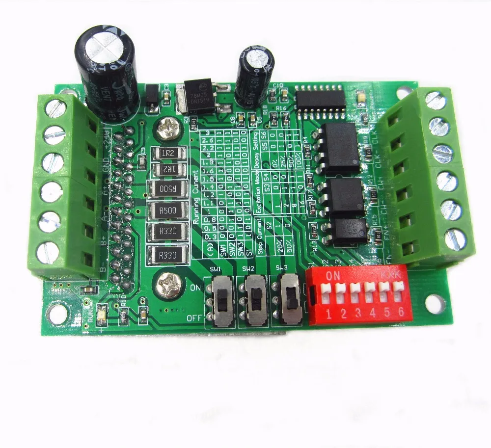 TB6560 3A Драйвер шагового двигателя шаговый двигатель драйвер платы оси регулятор