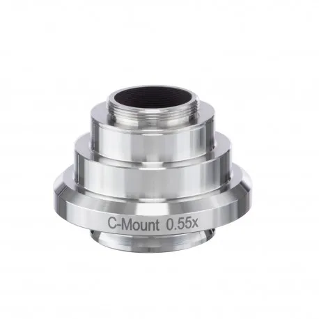 

AmScope 0.55X Нержавеющая Сталь C-mount Camera переходник для Leica микроскопы AD-C05-LC