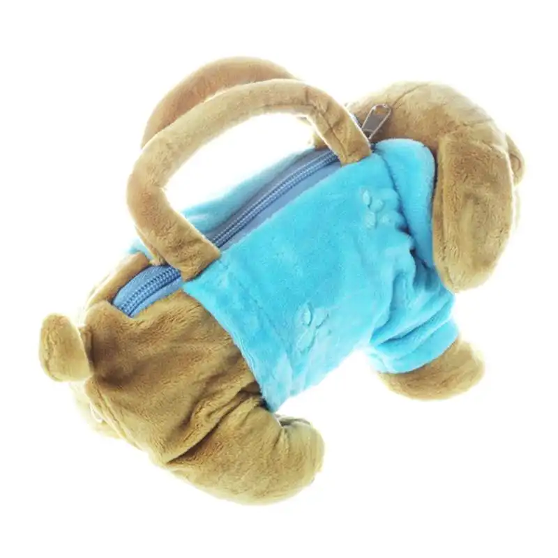 3D сумки для собак детские игрушки Сумочка синяя собака 25*10 см|Сумки с ручками| |