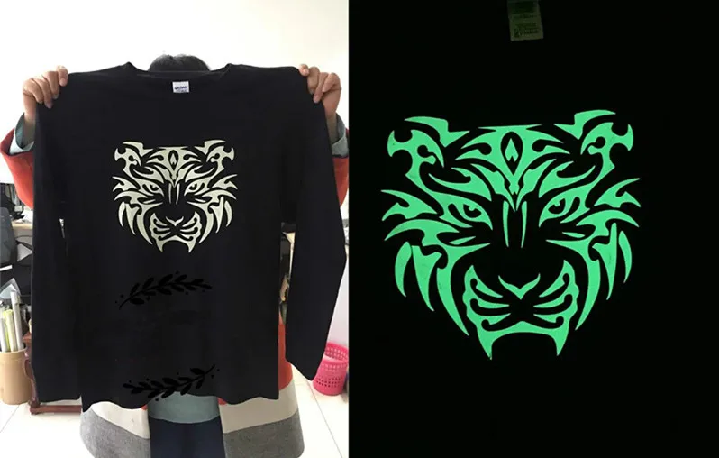 Светится в темноте виниловая теплопередача высокое качество сделай сам |