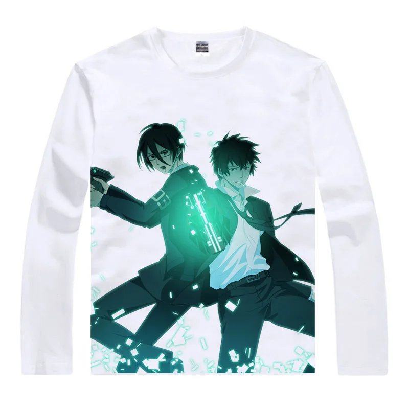 Аниме рубашка Coolprint футболки психопаса мульти стиль с длинным рукавом Saiko Pasu Shinya