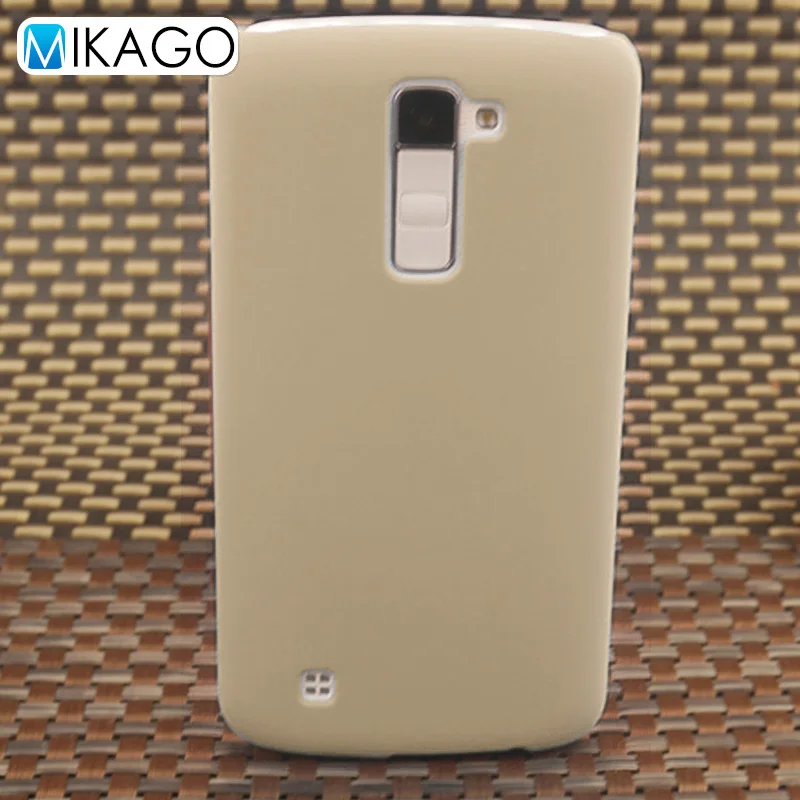Пластик Coque 5.0For Lg K7 чехол для Lg K7 Tribute 5 двойной Lg-X210 X210 X210Ds LS675 MS330 телефона чехол-лента на заднюю панель - Цвет: golden