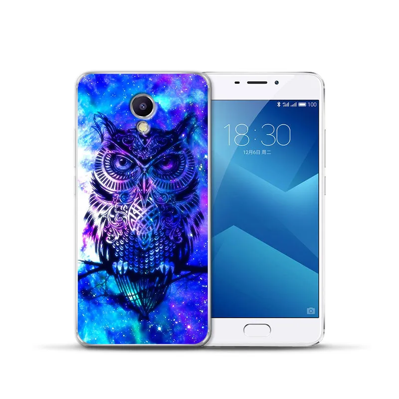 Роскошная Сова Звездная блаженная любовь одинокая для Meizu M3S M5 M5S M5C M6 M3 M5 M6 Note U10 U20 чехол силиконовый чехол Capinha Etui