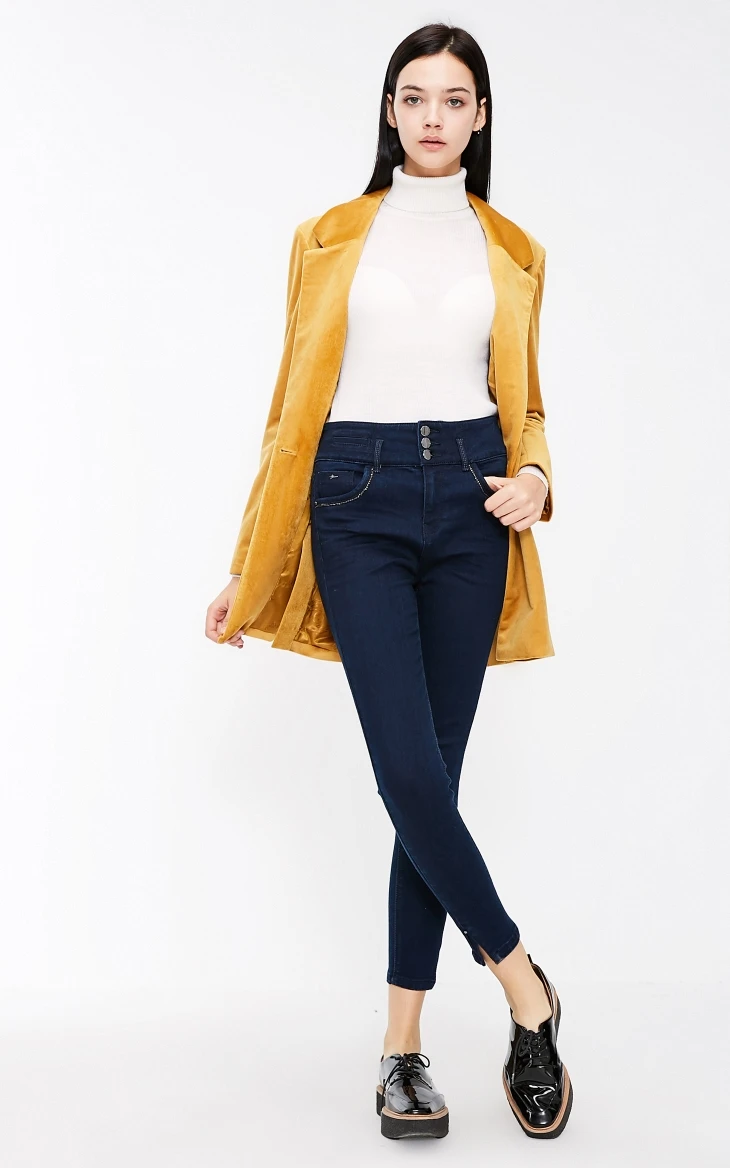Vero Moda лацкан воротник с длинным рукавом Свободное пальто куртки | 318408504